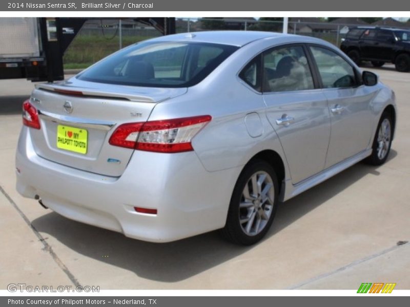 Brilliant Silver / Charcoal 2014 Nissan Sentra SR
