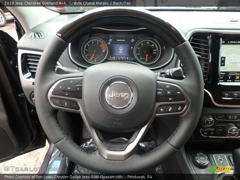 Granite Crystal Metallic / Black/Tan 2019 Jeep Cherokee Overland 4x4