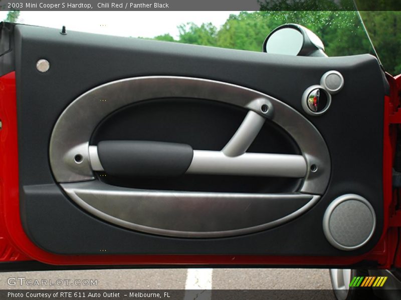Chili Red / Panther Black 2003 Mini Cooper S Hardtop