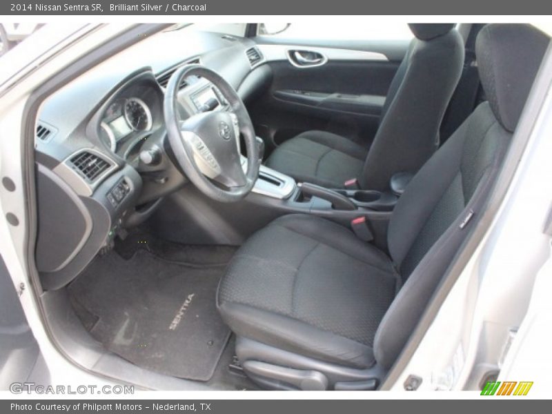 Brilliant Silver / Charcoal 2014 Nissan Sentra SR