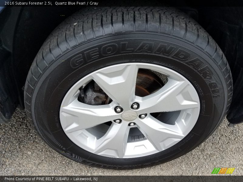 Quartz Blue Pearl / Gray 2016 Subaru Forester 2.5i