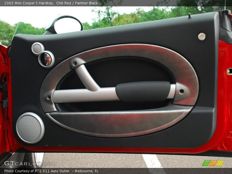 Chili Red / Panther Black 2003 Mini Cooper S Hardtop