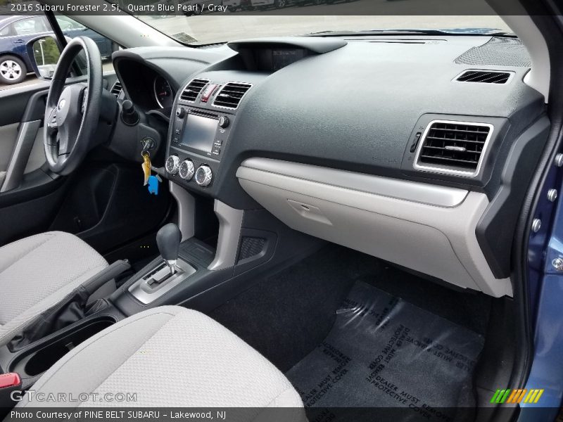 Quartz Blue Pearl / Gray 2016 Subaru Forester 2.5i