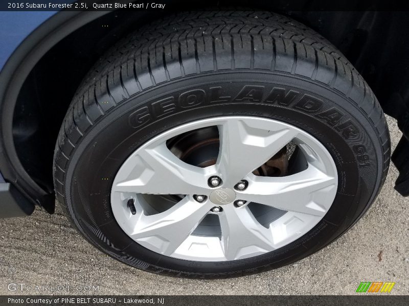Quartz Blue Pearl / Gray 2016 Subaru Forester 2.5i