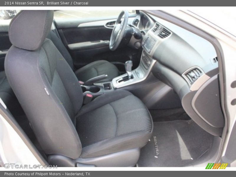 Brilliant Silver / Charcoal 2014 Nissan Sentra SR