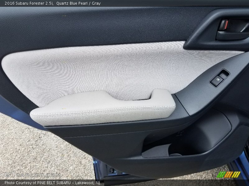 Quartz Blue Pearl / Gray 2016 Subaru Forester 2.5i