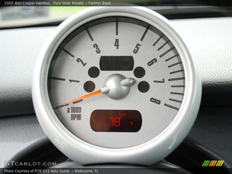 Pure Silver Metallic / Panther Black 2005 Mini Cooper Hardtop
