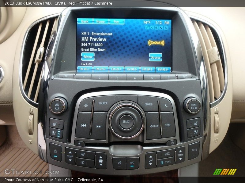 Crystal Red Tintcoat / Cashmere 2013 Buick LaCrosse FWD