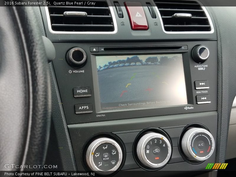 Quartz Blue Pearl / Gray 2016 Subaru Forester 2.5i