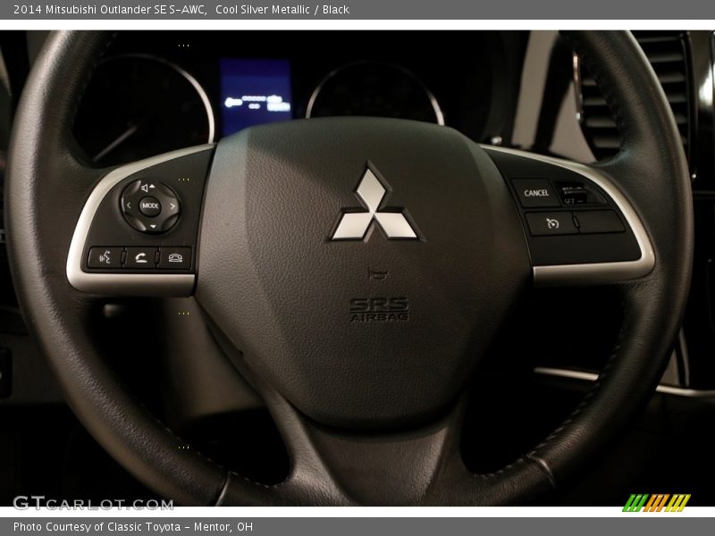 Cool Silver Metallic / Black 2014 Mitsubishi Outlander SE S-AWC