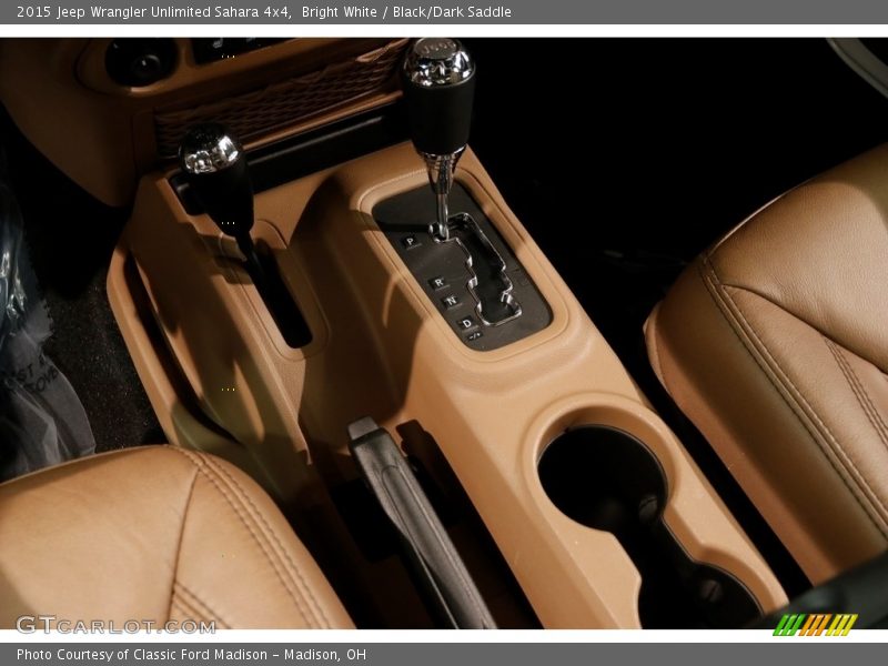 Bright White / Black/Dark Saddle 2015 Jeep Wrangler Unlimited Sahara 4x4