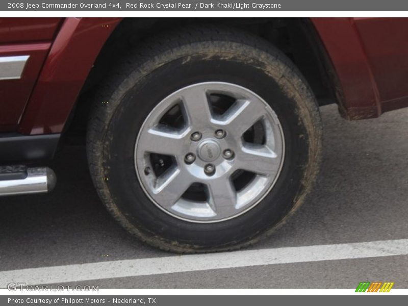 Red Rock Crystal Pearl / Dark Khaki/Light Graystone 2008 Jeep Commander Overland 4x4