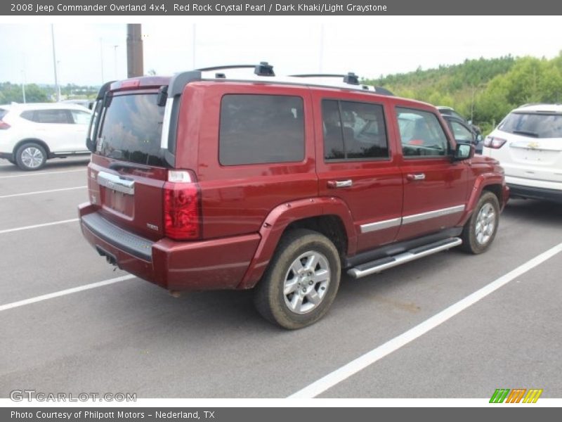 Red Rock Crystal Pearl / Dark Khaki/Light Graystone 2008 Jeep Commander Overland 4x4