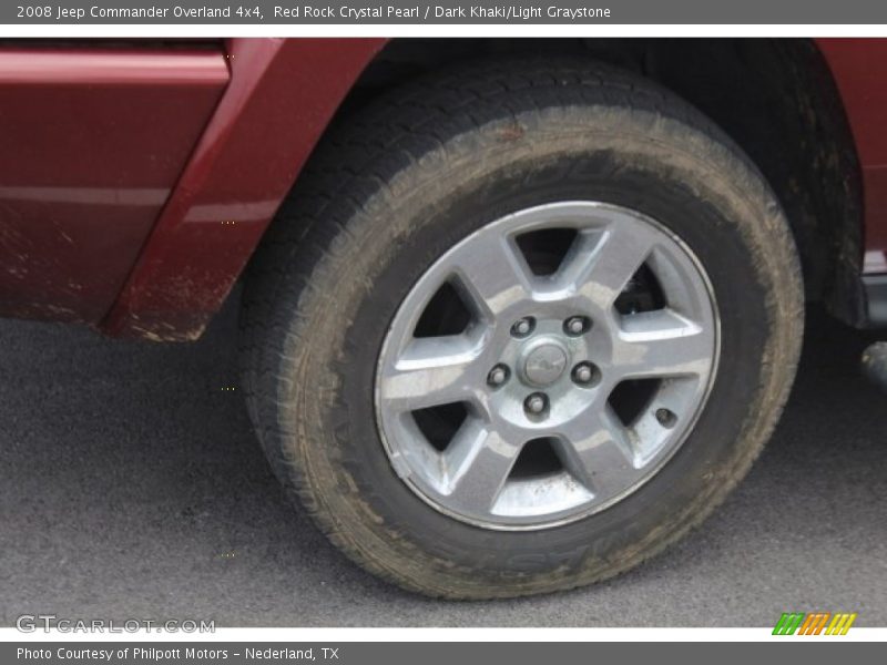 Red Rock Crystal Pearl / Dark Khaki/Light Graystone 2008 Jeep Commander Overland 4x4