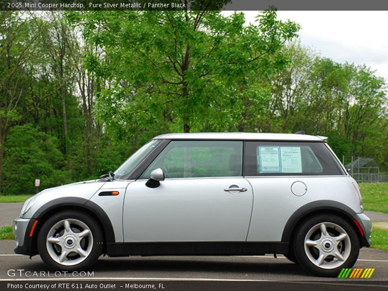 Pure Silver Metallic / Panther Black 2005 Mini Cooper Hardtop