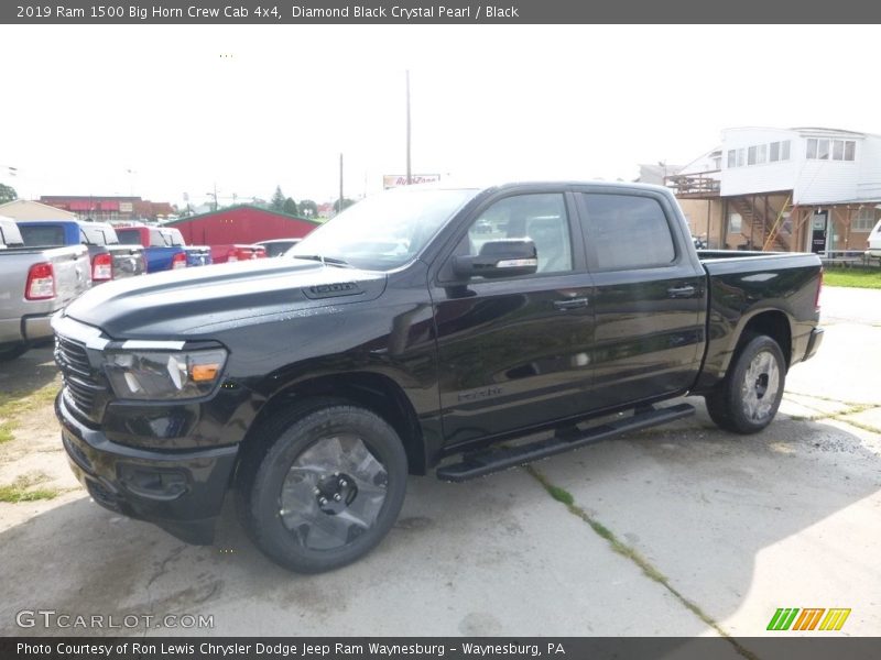 Diamond Black Crystal Pearl / Black 2019 Ram 1500 Big Horn Crew Cab 4x4