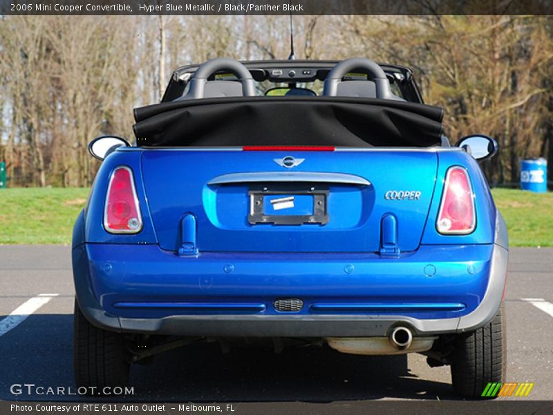Hyper Blue Metallic / Black/Panther Black 2006 Mini Cooper Convertible