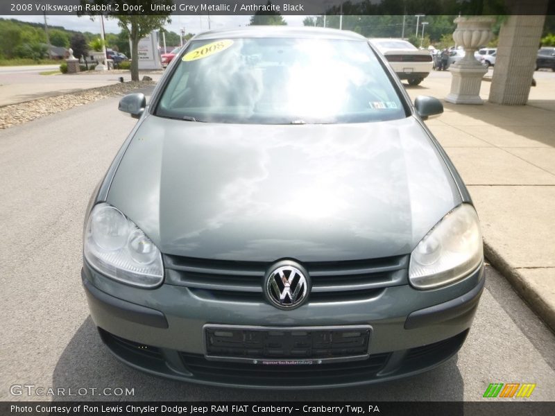 United Grey Metallic / Anthracite Black 2008 Volkswagen Rabbit 2 Door
