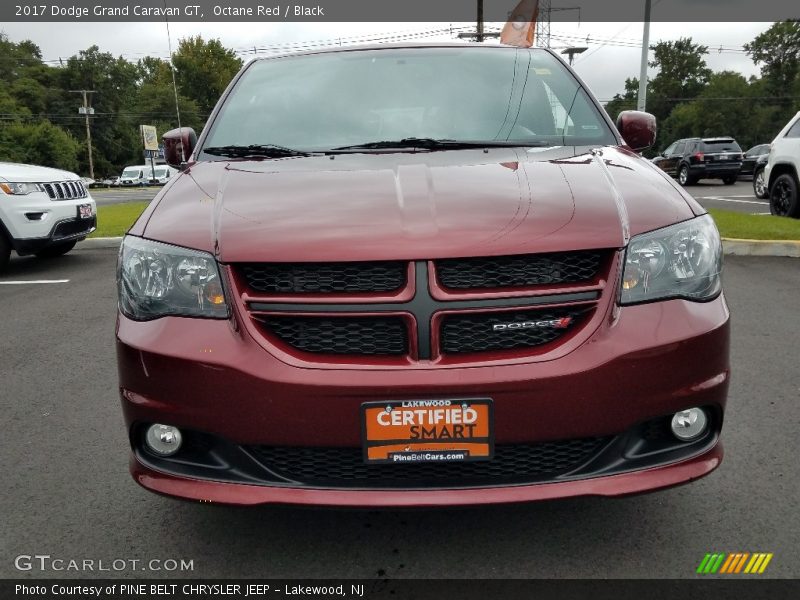Octane Red / Black 2017 Dodge Grand Caravan GT