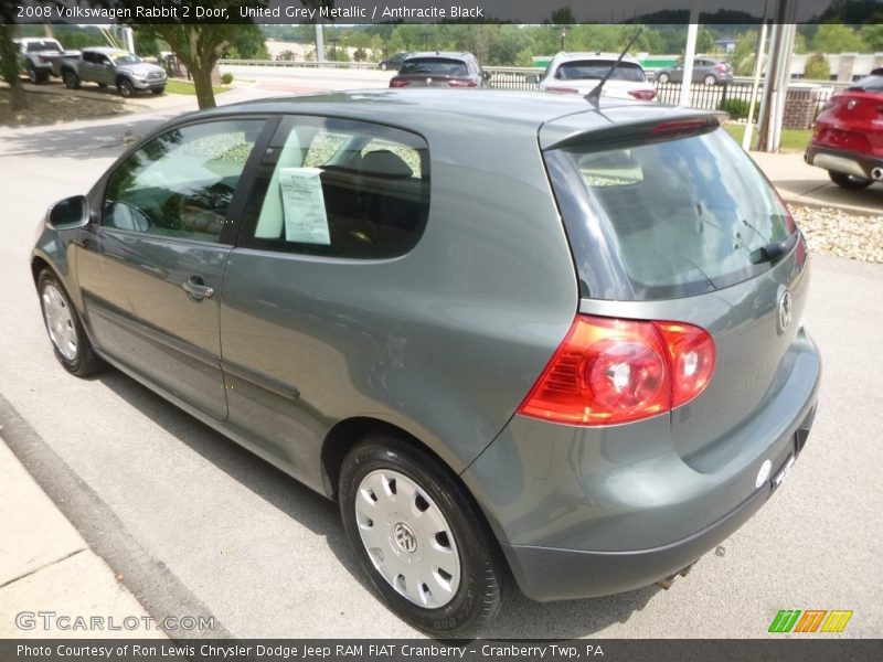 United Grey Metallic / Anthracite Black 2008 Volkswagen Rabbit 2 Door