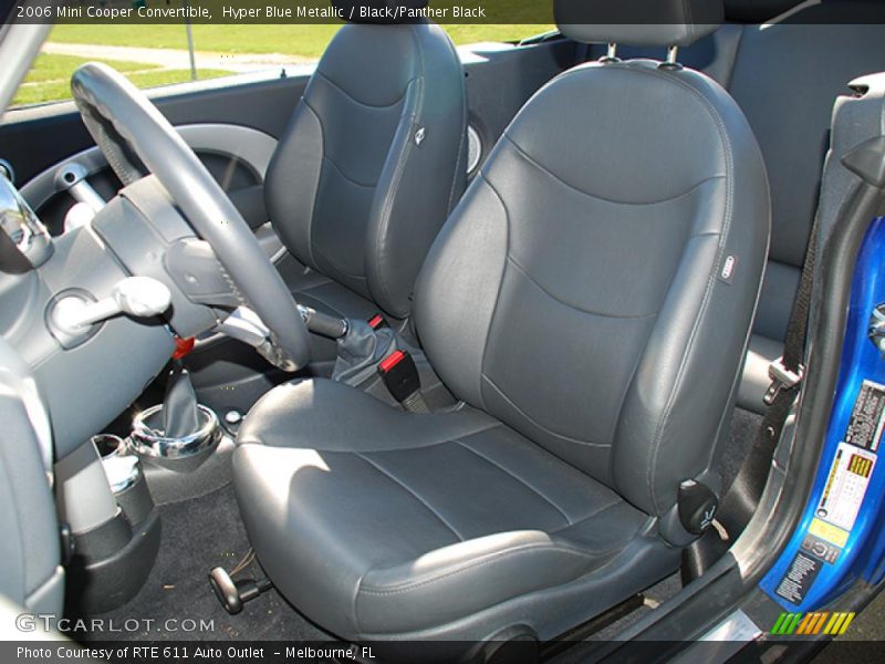 Hyper Blue Metallic / Black/Panther Black 2006 Mini Cooper Convertible