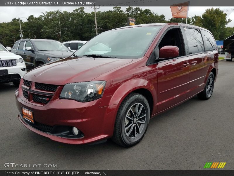 Octane Red / Black 2017 Dodge Grand Caravan GT