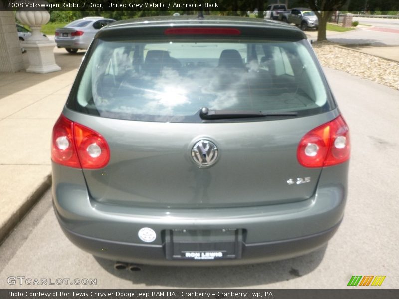 United Grey Metallic / Anthracite Black 2008 Volkswagen Rabbit 2 Door