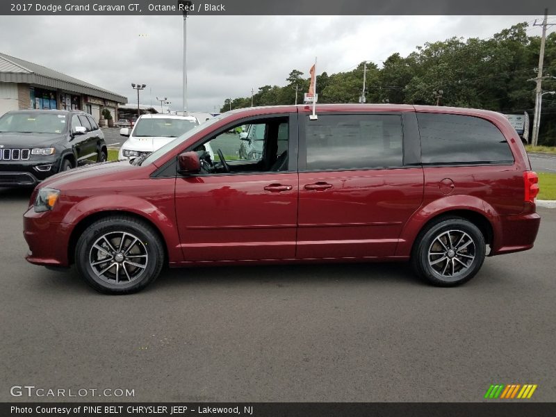 Octane Red / Black 2017 Dodge Grand Caravan GT