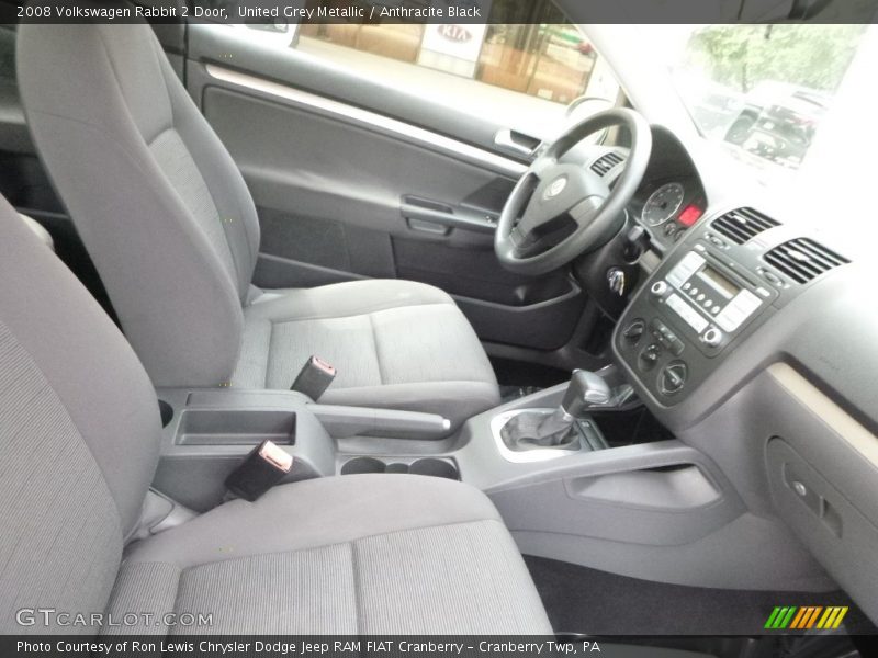 United Grey Metallic / Anthracite Black 2008 Volkswagen Rabbit 2 Door