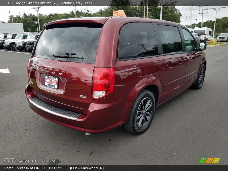 Octane Red / Black 2017 Dodge Grand Caravan GT