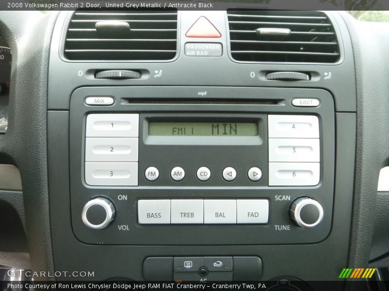United Grey Metallic / Anthracite Black 2008 Volkswagen Rabbit 2 Door