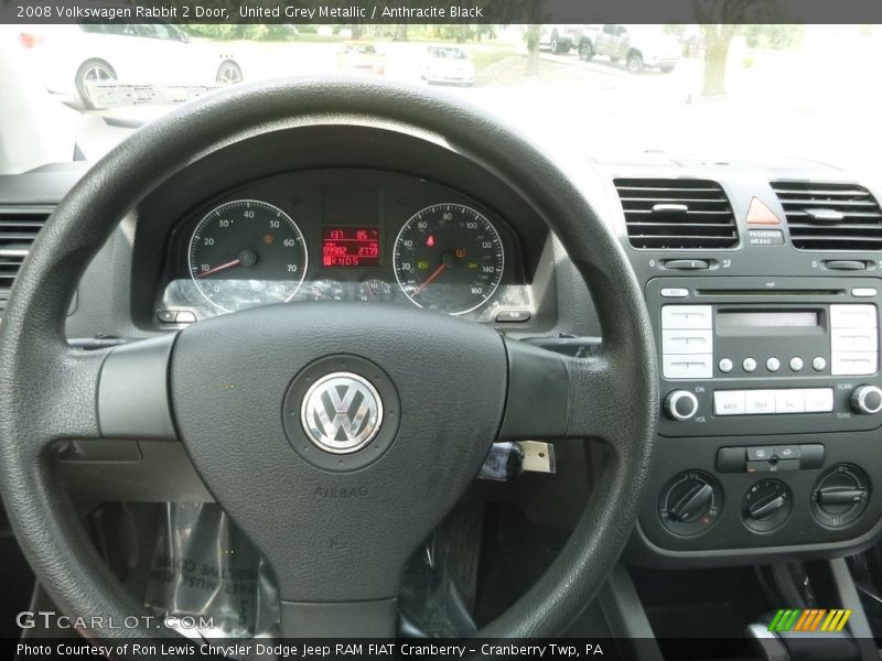 United Grey Metallic / Anthracite Black 2008 Volkswagen Rabbit 2 Door