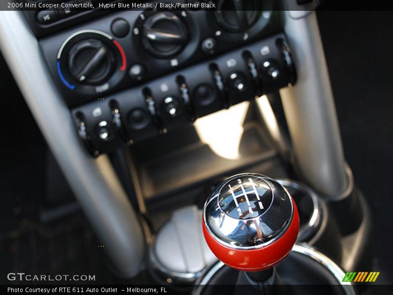 Hyper Blue Metallic / Black/Panther Black 2006 Mini Cooper Convertible