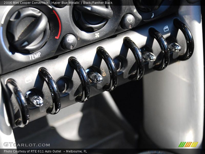 Hyper Blue Metallic / Black/Panther Black 2006 Mini Cooper Convertible