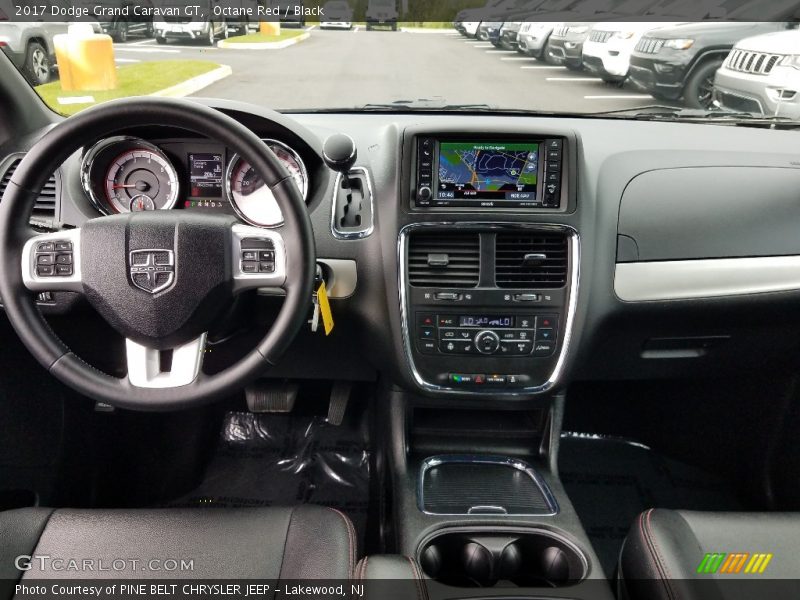 Octane Red / Black 2017 Dodge Grand Caravan GT