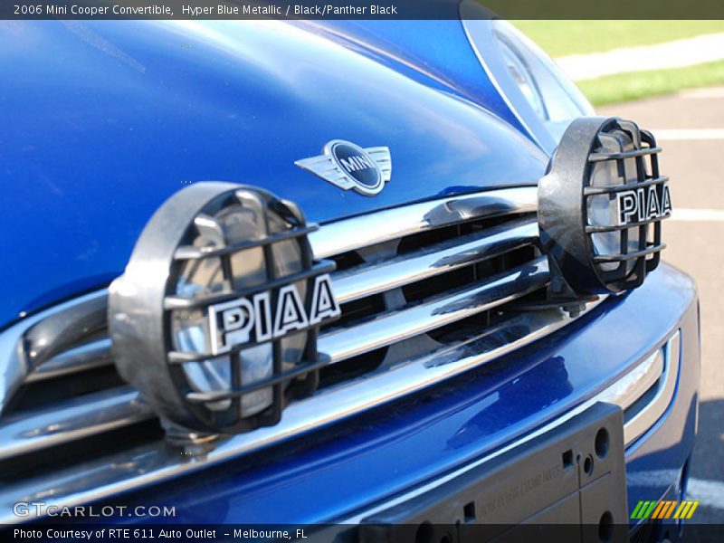 Hyper Blue Metallic / Black/Panther Black 2006 Mini Cooper Convertible