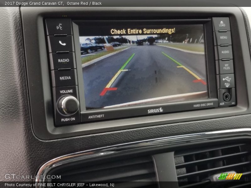 Octane Red / Black 2017 Dodge Grand Caravan GT