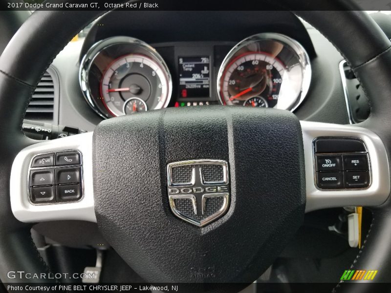 Octane Red / Black 2017 Dodge Grand Caravan GT
