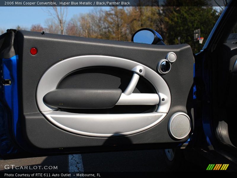 Hyper Blue Metallic / Black/Panther Black 2006 Mini Cooper Convertible