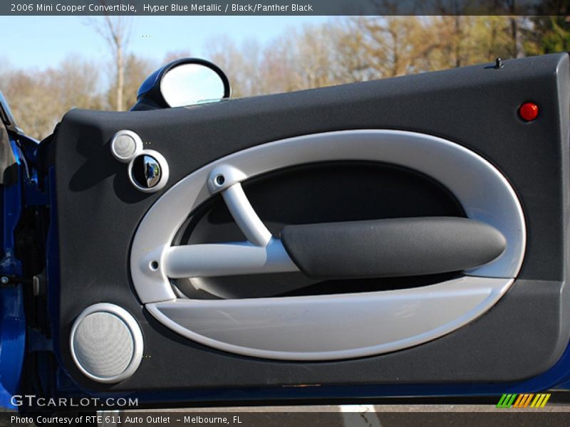 Hyper Blue Metallic / Black/Panther Black 2006 Mini Cooper Convertible