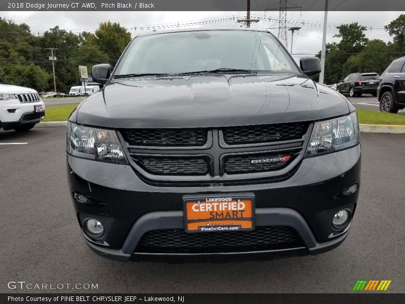 Pitch Black / Black 2018 Dodge Journey GT AWD