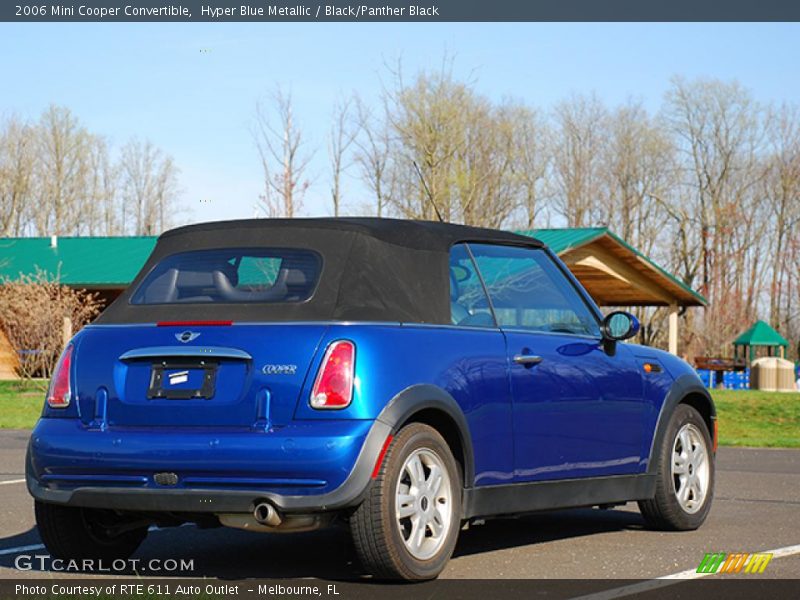Hyper Blue Metallic / Black/Panther Black 2006 Mini Cooper Convertible