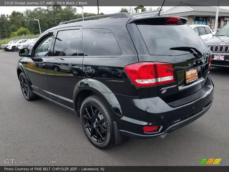 Pitch Black / Black 2018 Dodge Journey GT AWD