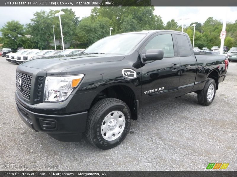 Magnetic Black / Black 2018 Nissan TITAN XD S King Cab 4x4