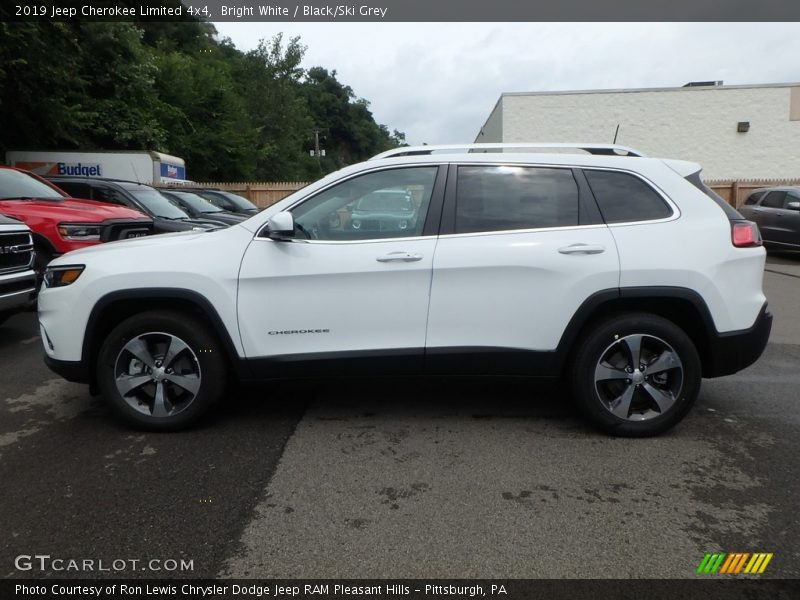 Bright White / Black/Ski Grey 2019 Jeep Cherokee Limited 4x4