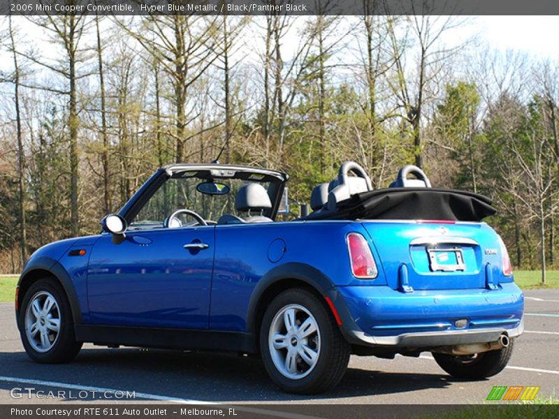 Hyper Blue Metallic / Black/Panther Black 2006 Mini Cooper Convertible