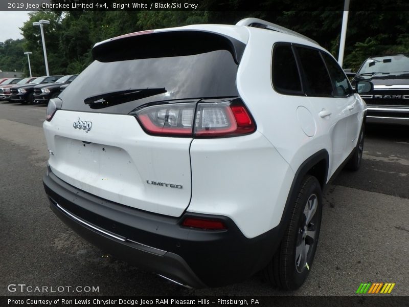 Bright White / Black/Ski Grey 2019 Jeep Cherokee Limited 4x4