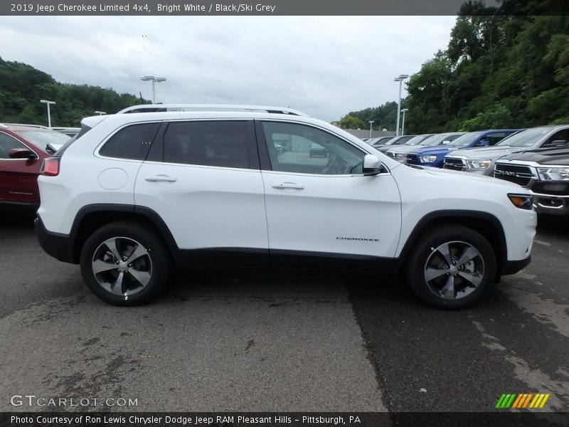 Bright White / Black/Ski Grey 2019 Jeep Cherokee Limited 4x4