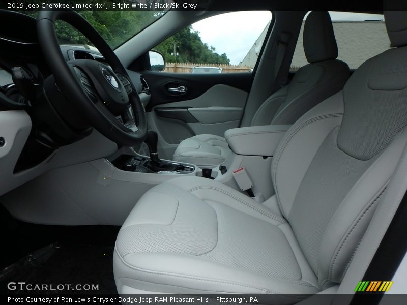 Bright White / Black/Ski Grey 2019 Jeep Cherokee Limited 4x4