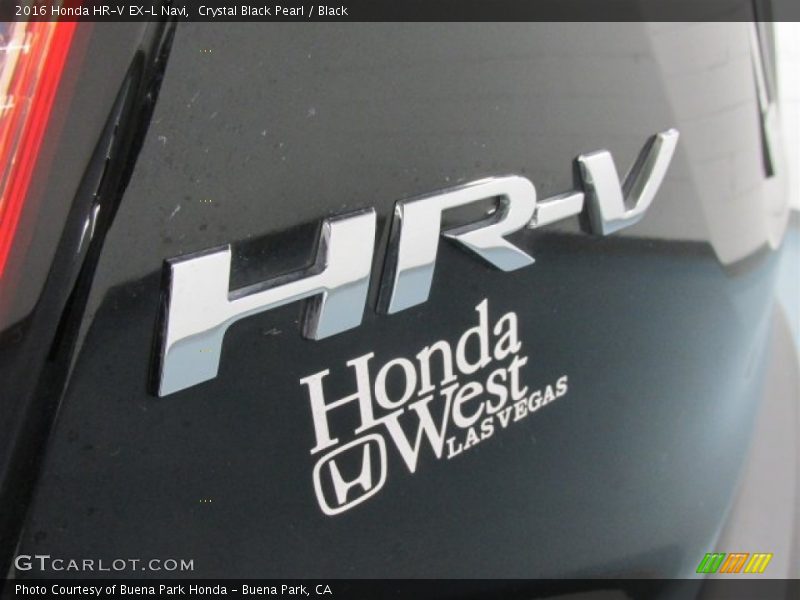 Crystal Black Pearl / Black 2016 Honda HR-V EX-L Navi